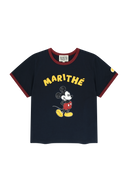 [KIDS_DISNEY] MICKEY_撞色T恤海軍藍