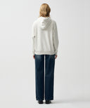BOUCLE DOODLE BEAR HOODIE IN OATMEAL