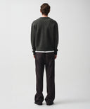 DOODLE BEAR SWEATER IN CHARCOAL GREY