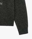 DOODLE BEAR SWEATER IN CHARCOAL GREY