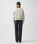 DOODLE BEAR SWEATER IN IVORY
