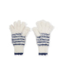 CLASSIC LOGO FLUFFY GLOVE IN IVORY
