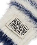 CLASSIC LOGO FLUFFY GLOVE IN IVORY
