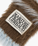 CLASSIC LOGO FLUFFY GLOVE IN BROWN