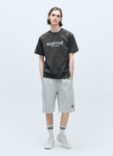 REGULAR LOGO TEE IN CHARCOAL GREY