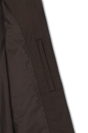 CLASSIC LOGO HOODED WINDBREAKER IN BROWN