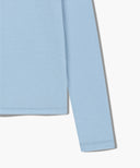W LAYERED SHEER JERSEY LONG SLEEVE IN SKY BLUE