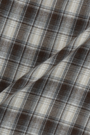 CLASSIC LOGO OMBRE CHECK SHIRT IN BROWN