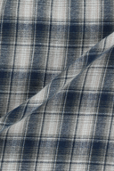 CLASSIC LOGO OMBRE CHECK SHIRT IN NAVY