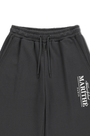 REGULAR LOGO SWEAT PANTS IN CHARCOAL GREY