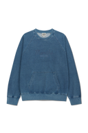 GARMENT DYED SWEATSHIRT IN BLUE