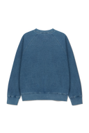 GARMENT DYED SWEATSHIRT IN BLUE
