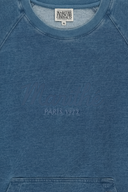 GARMENT DYED SWEATSHIRT IN BLUE