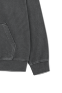 GARMENT DYED SWEATSHIRT IN CHARCOAL GREY