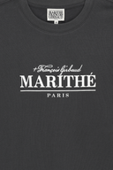 OVERSIZED EMBLEM LOGO SWEATSHIRT IN CHARCOAL GREY