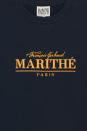 OVERSIZED EMBLEM LOGO SWEATSHIRT IN NAVY