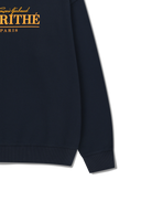 OVERSIZED EMBLEM LOGO SWEATSHIRT IN NAVY