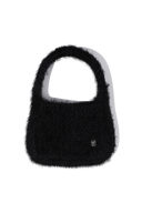 CLASSIC LOGO MINI KNIT BAG IN BLACK