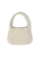 CLASSIC LOGO MINI KNIT BAG IN CREAM