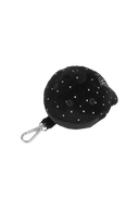 CAP POUCH KEYRING IN BLACK