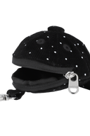 CAP POUCH KEYRING IN BLACK