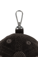 CAP POUCH KEYRING IN BROWN