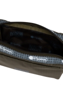 MARITHE X LESPORTSAC RECTANGULAR COSMETIC IN BROWN