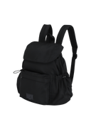 CLASSIC LOGO FLAP BACKPACK IN BLACK