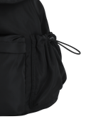 CLASSIC LOGO FLAP BACKPACK IN BLACK