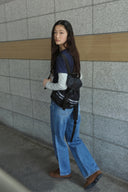 MARITHE X LESPORTSAC SMALL VOYAGER IN BLACK