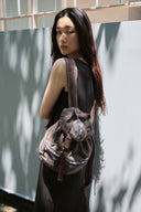 MARITHE X LESPORTSAC SMALL VOYAGER IN BROWN