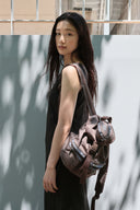MARITHE X LESPORTSAC SMALL VOYAGER IN BROWN