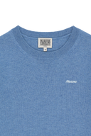 W SMALL CLASSIC LOGO ROUND NECK CARDIGAN SET UP IN BLUE