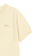 W SMALL CLASSIC LOGO ROUND NECK CARDIGAN SET UP IN IVORY