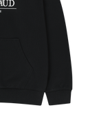 CLASSIC LOGO EMBROIDERY HOODIE IN BLACK