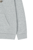 DOODLE CLASSIC BEAR HOODIE IN HEATHER GREY