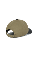 SMALL CLASSIC LOGO 6PANEL COLOR BLOCK CAP IN GRAY