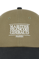 SMALL CLASSIC LOGO 6PANEL COLOR BLOCK CAP IN GRAY