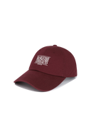 SMALL CLASSIC LOGO CAP IN BURGUNDY