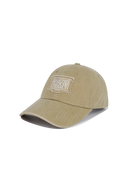 APPLIQUE WASHED SMALL CLASSIC LOGO CAP IN CAMEL
