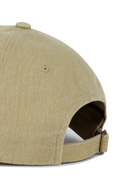 APPLIQUE WASHED SMALL CLASSIC LOGO CAP IN CAMEL