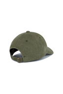 APPLIQUE WASHED SMALL CLASSIC LOGO CAP IN KHAKI