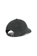 APPLIQUE WASHED SMALL CLASSIC LOGO CAP IN WASHED BLACK