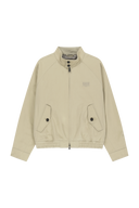 COTTON HERRINGTON JACKET IN BEIGE