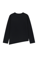 MARITHE SPORT W SLIM FIT SOFT TOUCH LONG SLEEVE IN BLACK