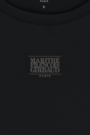 MARITHE SPORT W SLIM FIT SOFT TOUCH LONG SLEEVE IN BLACK