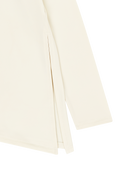 MARITHE SPORT W SLIM FIT SOFT TOUCH LONG SLEEVE IN IVORY