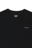 MARITHE SPORT M STRETCH CREWNECK LONG SLEEVE IN BLACK