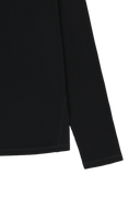 MARITHE SPORT M STRETCH CREWNECK LONG SLEEVE IN BLACK