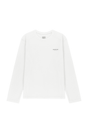 MARITHE SPORT M STRETCH CREWNECK LONG SLEEVE IN WHITE